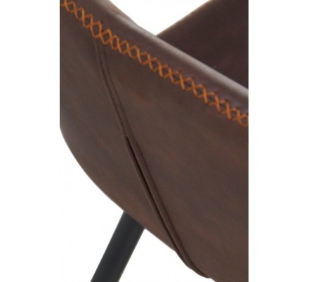 SILLÓN GIRATORIO TAPIZADO MODELO MAURO PATAS METALICAS TERCIOPELO AZUL