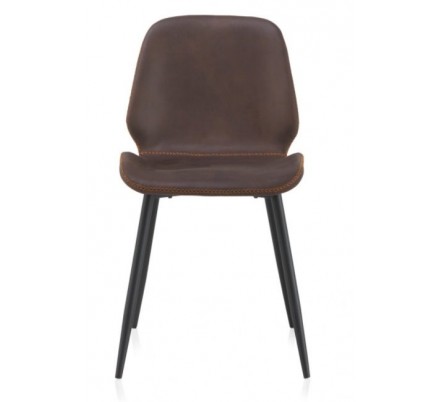 SILLÓN GIRATORIO TAPIZADO MODELO MAURO PATAS METALICAS TERCIOPELO AZUL