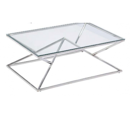 MESA AUXILIAR KOPS CRISTAL TEMPLADO 60x50