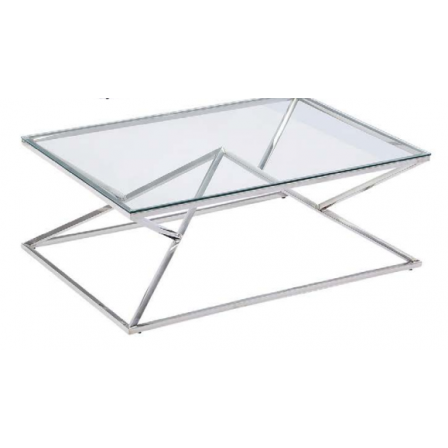 MESA AUXILIAR KOPS CRISTAL TEMPLADO 60x50