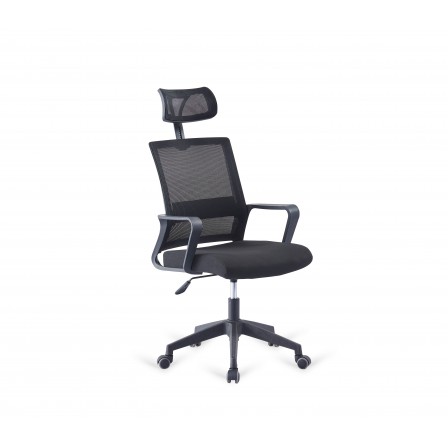 SILLA OFICINA ERGONÓMICA MODELO MASTER NEGRO