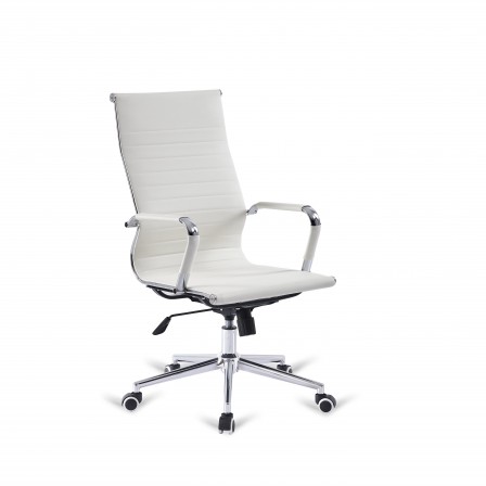 SILLA OFICINA ERGONÓMICA MODELO TARA ALTA BLANCO