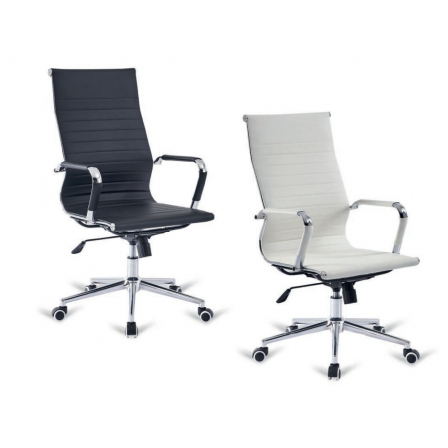 SILLA OFICINA ERGONÓMICA MODELO TARA ALTA BLANCO