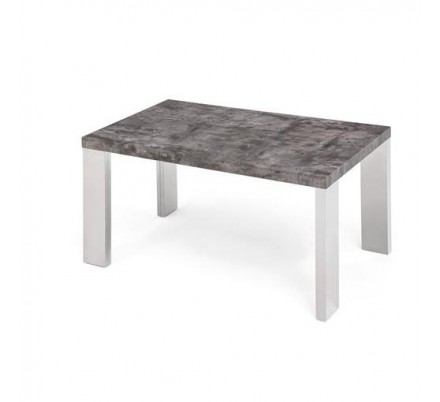 MESA DE COMEDOR RIPA MDF-ACERO INOXIDABLE 120x70