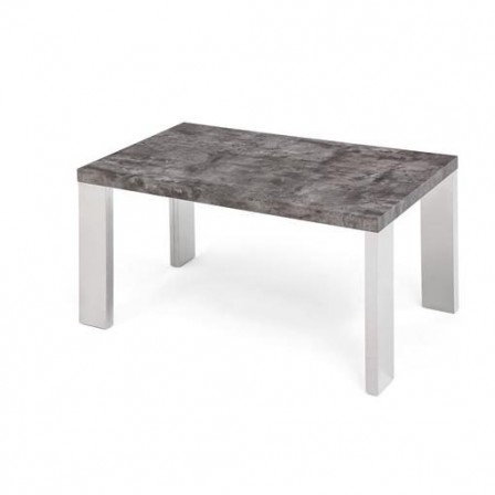 MESA DE COMEDOR RIPA MDF-ACERO INOXIDABLE 140x80