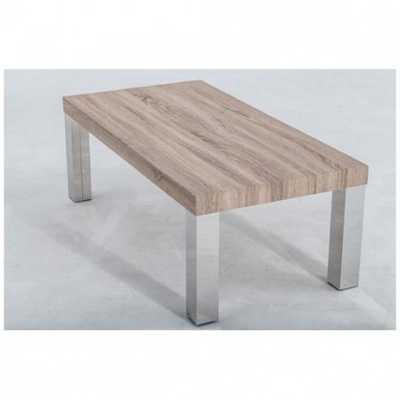 MESA DE CENTRO USAYA MDF-ACERO INOXIDABLE 120X60 VARIOS COLORES