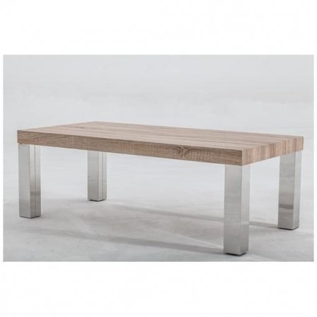 MESA DE CENTRO USAYA MDF-ACERO INOXIDABLE 120X60 VARIOS COLORES