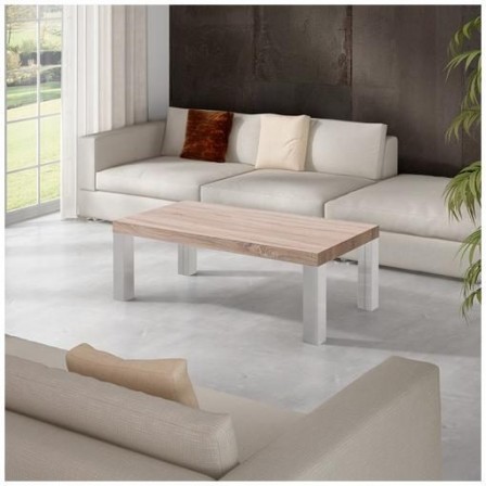 MESA DE CENTRO USAYA MDF-ACERO INOXIDABLE 120X60 VARIOS COLORES