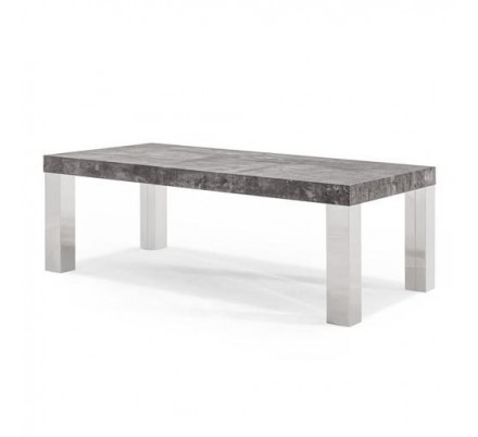 MESA DE CENTRO USAYA MDF-ACERO INOXIDABLE 120X60 VARIOS COLORES
