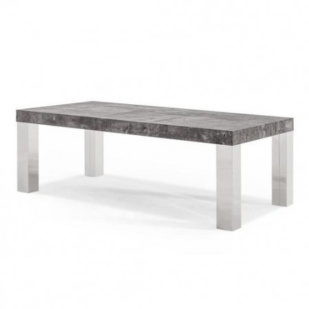 MESA DE CENTRO USAYA MDF-ACERO INOXIDABLE 120X60 VARIOS COLORES