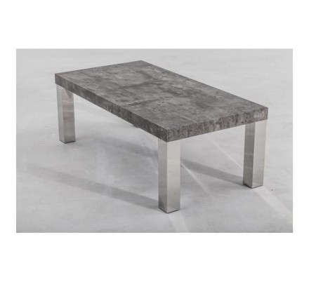 MESA DE CENTRO USAYA MDF-ACERO INOXIDABLE 120X60 VARIOS COLORES