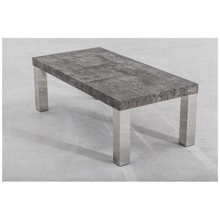 MESA DE CENTRO USAYA MDF-ACERO INOXIDABLE 120X60 VARIOS COLORES