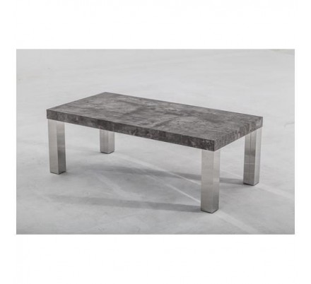 MESA DE CENTRO USAYA MDF-ACERO INOXIDABLE 120X60 VARIOS COLORES