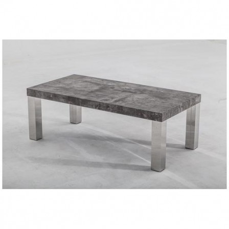 MESA DE CENTRO USAYA MDF-ACERO INOXIDABLE 120X60 VARIOS COLORES