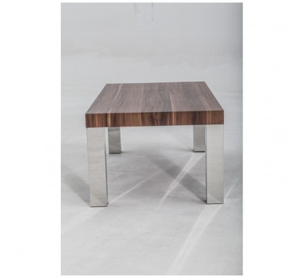 MESA DE CENTRO USAYA MDF-ACERO INOXIDABLE 120X60 VARIOS COLORES