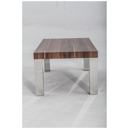MESA DE CENTRO USAYA MDF-ACERO INOXIDABLE 120X60 VARIOS COLORES