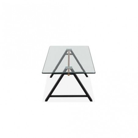 MESA CENTRO CRISTAL MODELO MISCO 120X60 VARIOS COLORES