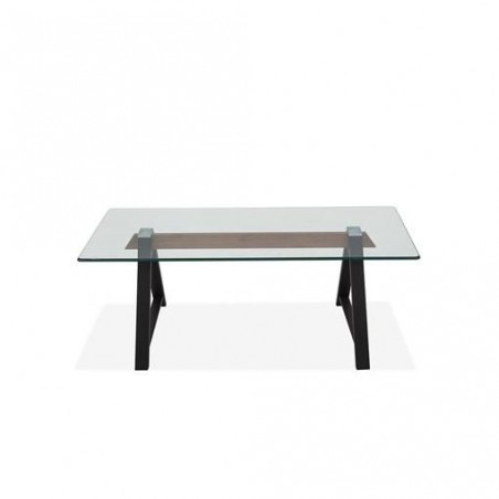 MESA CENTRO CRISTAL MODELO MISCO 120X60 VARIOS COLORES