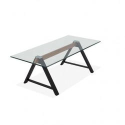 MESA CENTRO CRISTAL MODELO MISCO 120X60 VARIOS COLORES