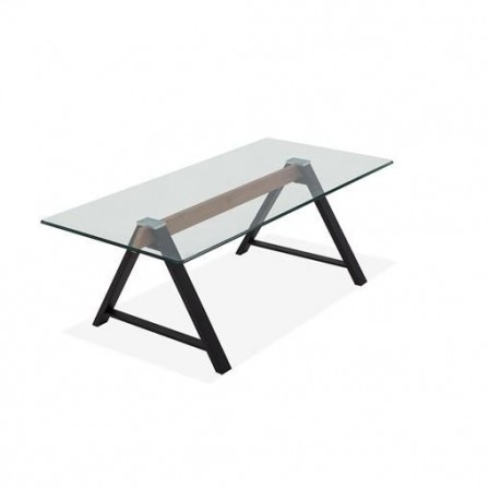 MESA CENTRO CRISTAL MODELO MISCO 120X60 VARIOS COLORES