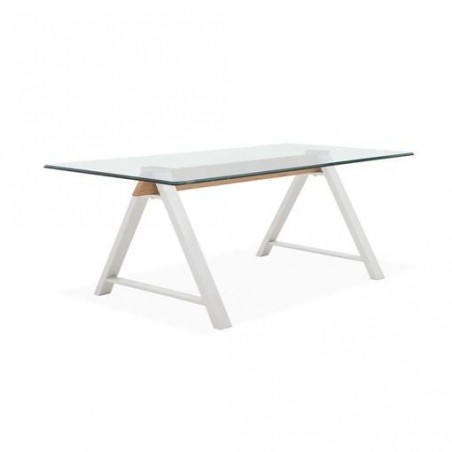 MESA CENTRO CRISTAL MODELO MISCO 120X60 VARIOS COLORES