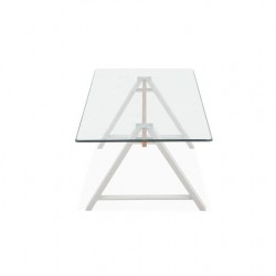 MESA CENTRO CRISTAL MODELO MISCO 120X60 VARIOS COLORES