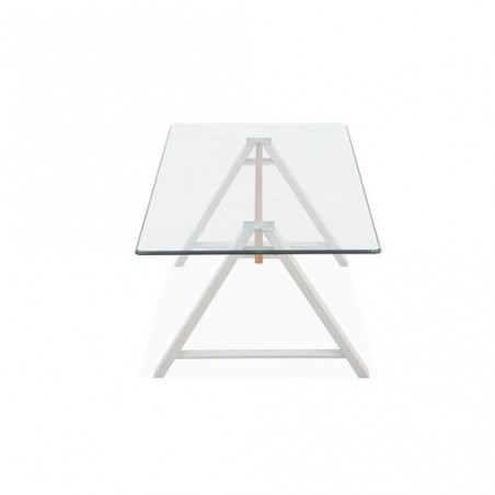 MESA CENTRO CRISTAL MODELO MISCO 120X60 VARIOS COLORES