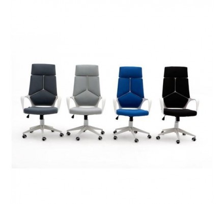 SILLA OFICINA MODELO RON TAPIZADO GRIS MARENGO