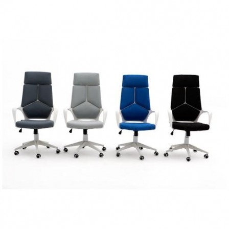 SILLA OFICINA MODELO RON TAPIZADO GRIS MARENGO
