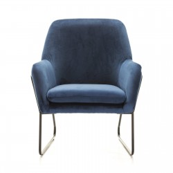 BUTACA MODELO 894 TERCIOPELO AZUL