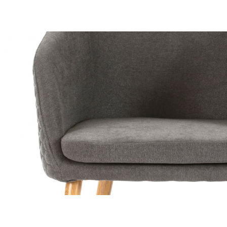 SILLA COMEDOR MODELO 511 TELA GRIS