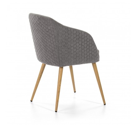 SILLA COMEDOR MODELO 511 TELA GRIS