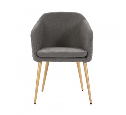 SILLA COMEDOR MODELO 511 TELA GRIS
