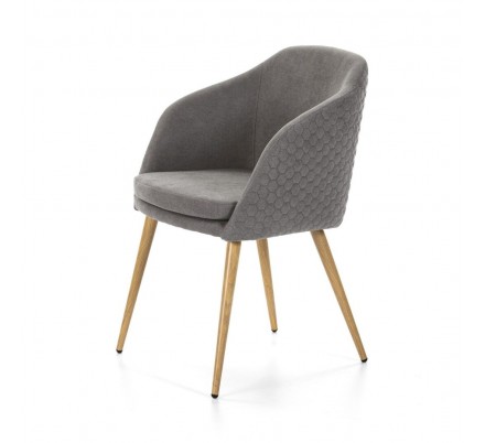 SILLA COMEDOR MODELO 511 TELA GRIS