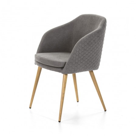 SILLA COMEDOR MODELO 511 TELA GRIS