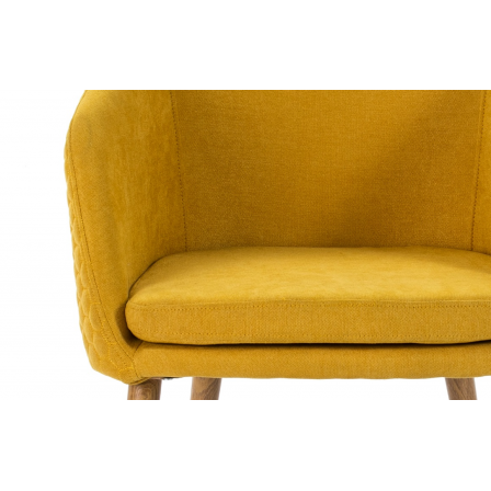 SILLA COMEDOR MODELO 511 TELA AMARILLO