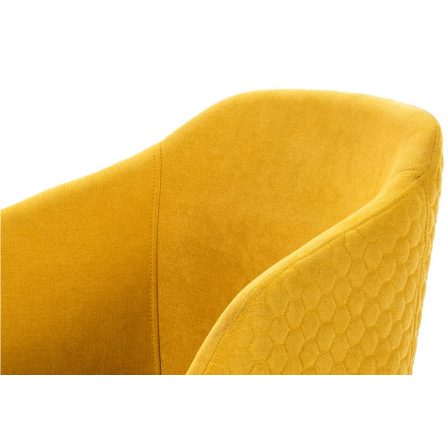 SILLA COMEDOR MODELO 511 TELA AMARILLO