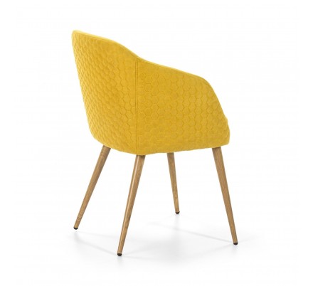 SILLA COMEDOR MODELO 511 TELA AMARILLO