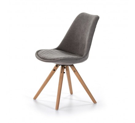 SILLA COMEDOR MODELO 523 TELA GRIS