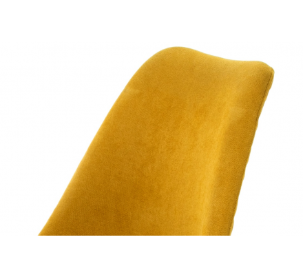 SILLA COMEDOR MODELO 523 TELA AMARILLO