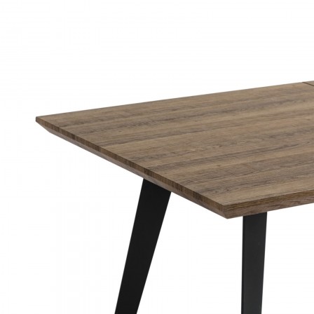 MESA COMEDOR EXTENSIBLE 110 MADERA CHAPADA 140(180)x90