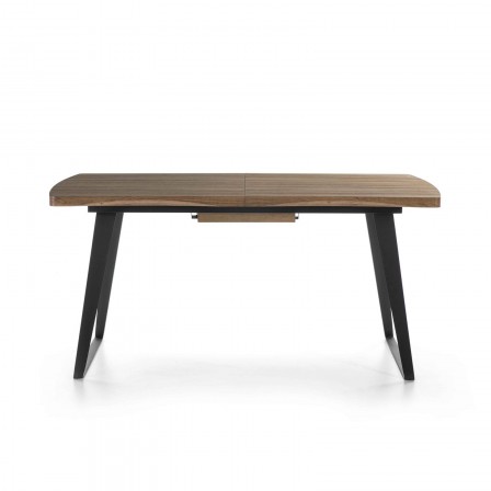 MESA COMEDOR EXTENSIBLE 110 MADERA CHAPADA 140(180)x90