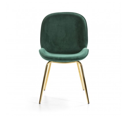 SILLA COMEDOR TERCIOPELO DC 531 ORO