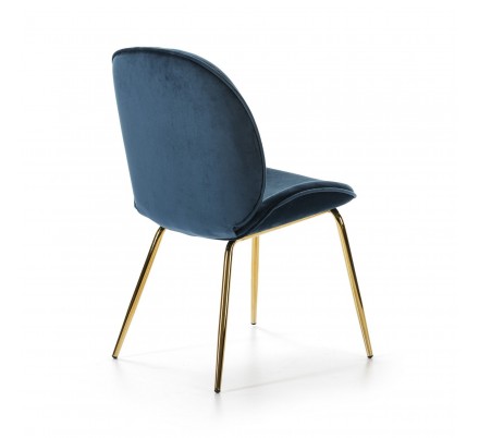 SILLA COMEDOR TERCIOPELO DC 531 ORO