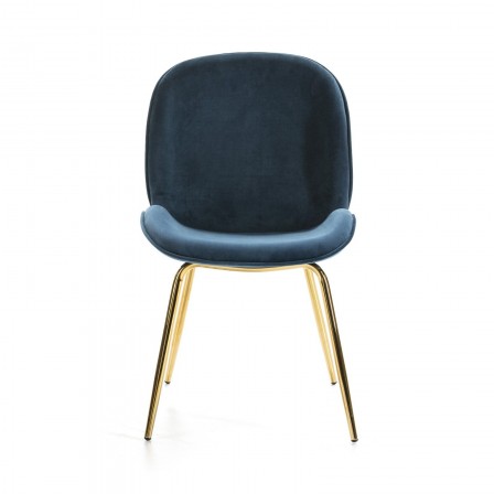 SILLA COMEDOR TERCIOPELO DC 531 ORO
