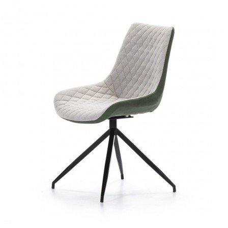Silla Comedor Giratoria Ecopiel Marrón