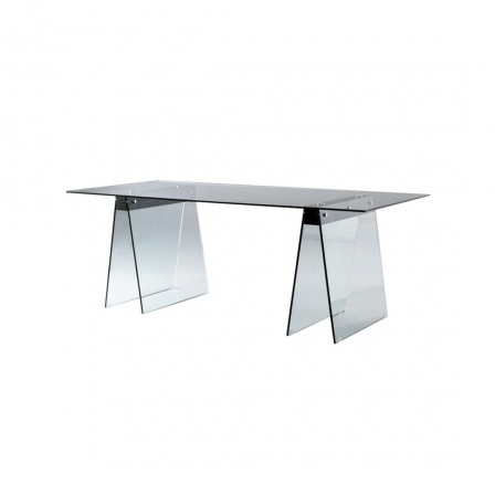 MESA COMEDOR MODELO 808 CRISTAL TEMPLADO 180X90