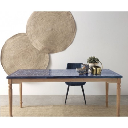 MESA MADERA CON SOBRE...